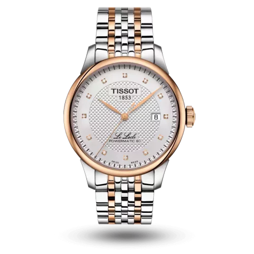 Montre Tissot Le Locle Powermatic 80 Bicolore rose - T006.407.22.036.01