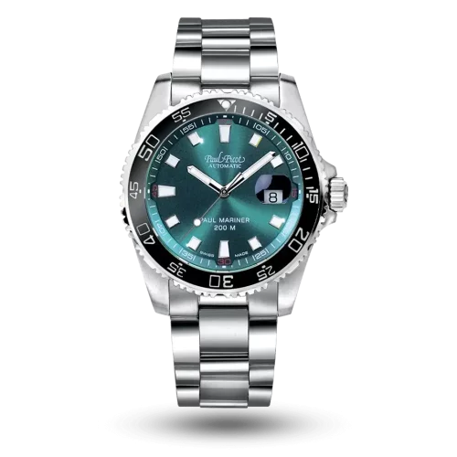 Paul Picot Paul Mariner III Bleu, Bracelet métal – P4352.SG.CN.4000.6614