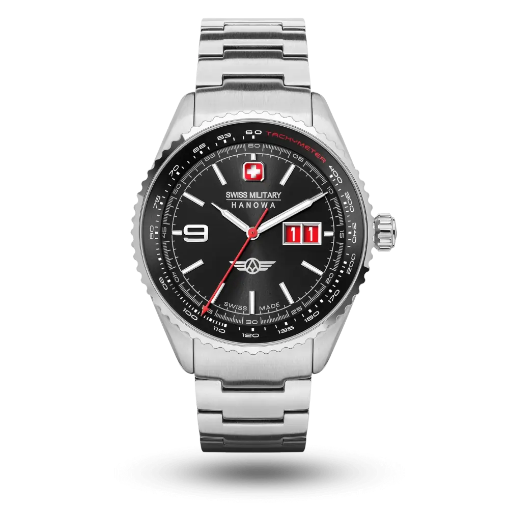 Montre Swiss Military Hanowa Afterburn Grande Date Noir – SMWGH2101006