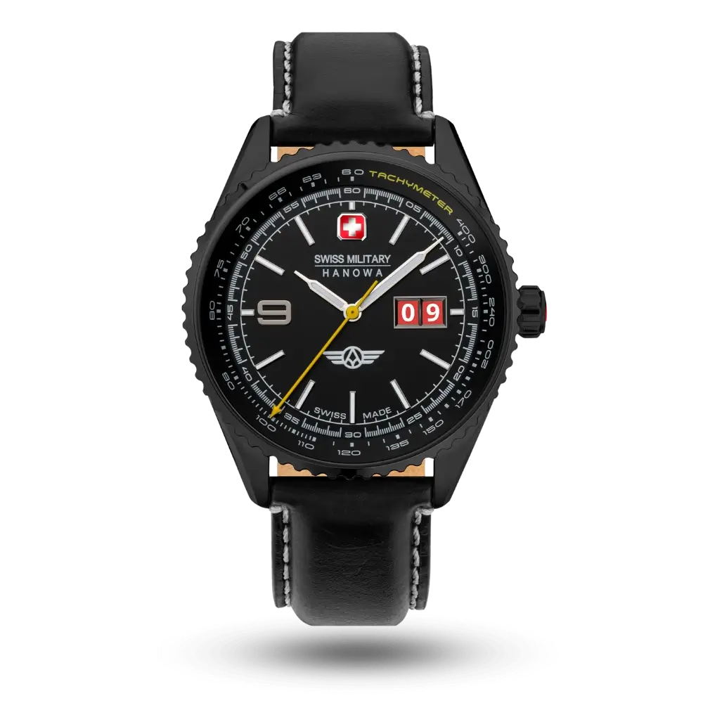Montre Swiss Military Hanowa Afterburn Grande Date Noir - SMWGB2101030