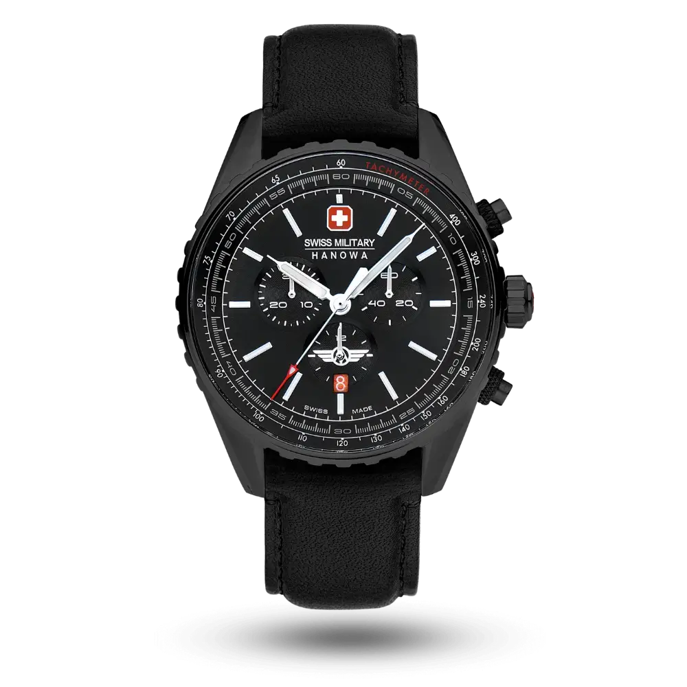 Montre Swiss Military Hanowa Afterburn Chrono Noir, PVD noir - SMWGC0000330