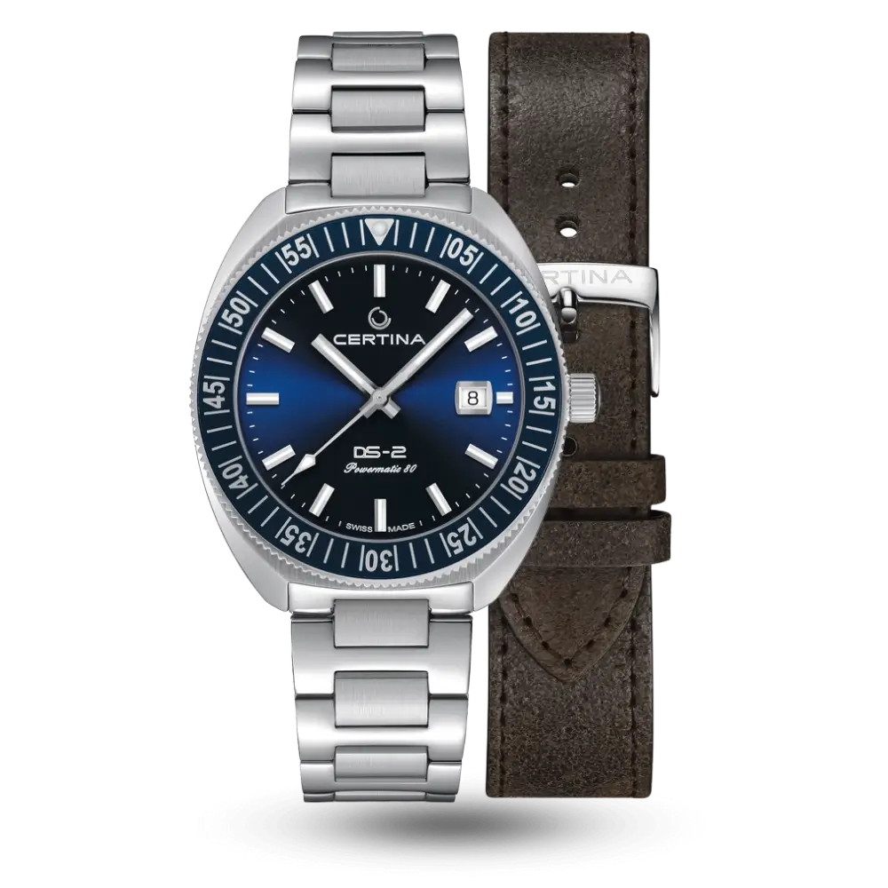 Montre Certina DS-2 Turning Bezel Powermatic 80 Bleu - C024.607.11.041.02