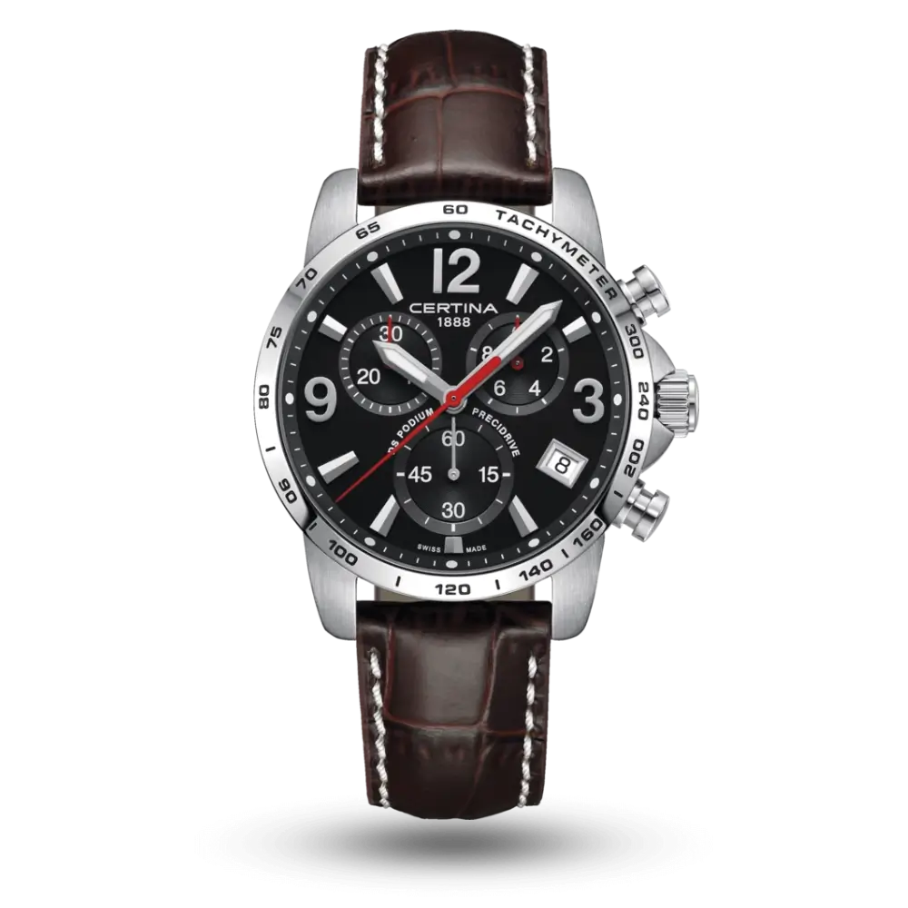 Montre Certina DS Podium Chrono Precidrive 1/10 Noir – C034.417.16.057.00