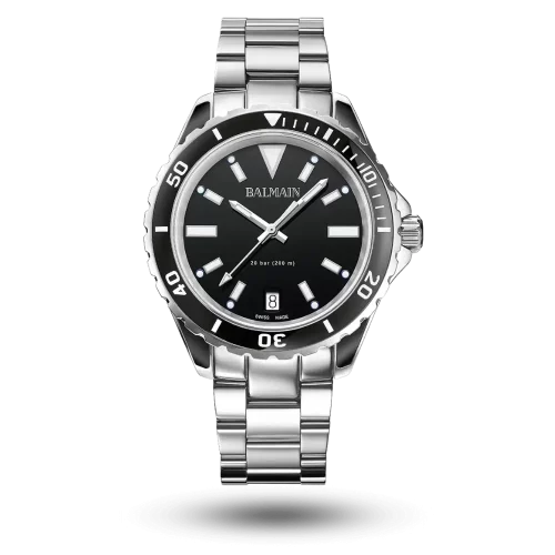 Montre Balmain Ophrys Ø38.50mm Noir sur Bracelet métal - B4331.33.65