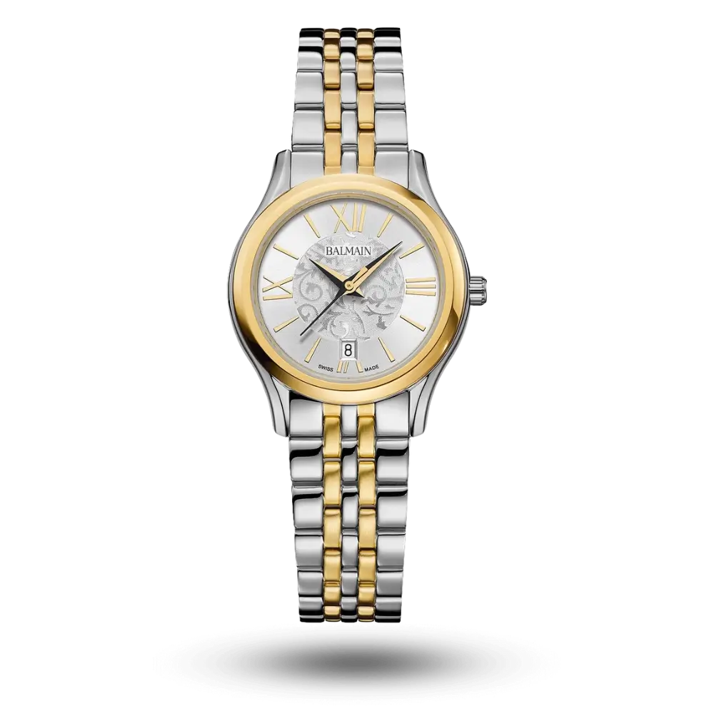 Montre Balmain Beleganza Lady II Arabesques bicolore jaune – B8342.39.18