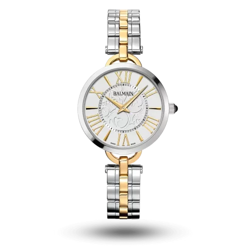 Montre Balmain Orithia Arabesques bicolore jaune - B4772.39.12
