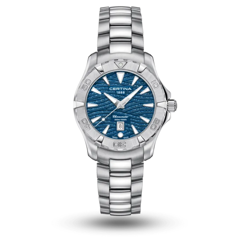 Montre Certina DS Action Lady Ø34mm COSC Bleu – C032.251.11.041.09
