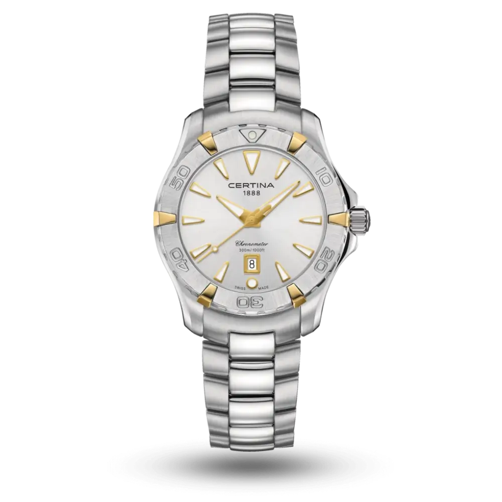 Montre Certina DS Action Lady Ø34mm COSC Argenté – C032.251.21.031.00