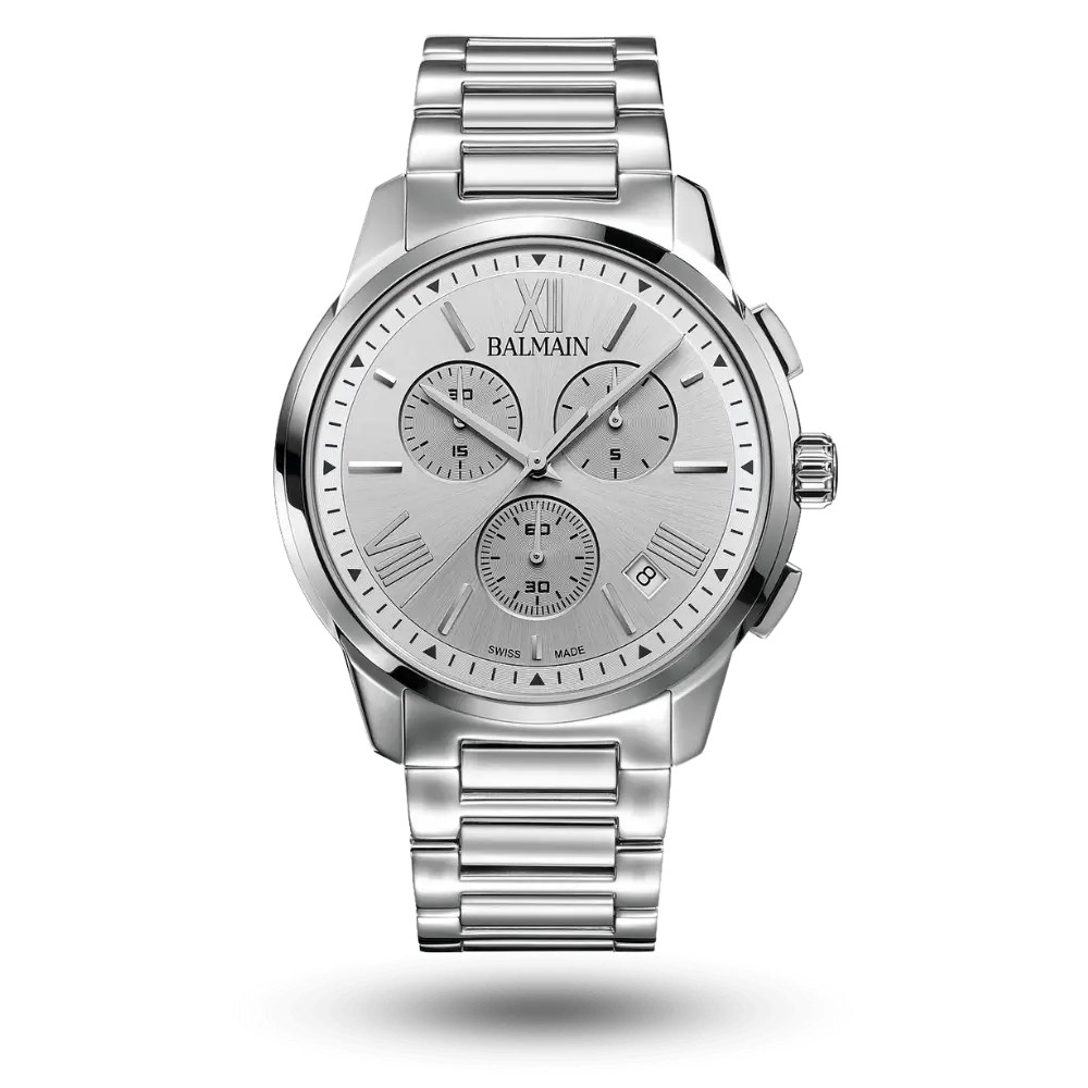 Montre Balmain Madrigal Chrono Ø42mm Argent - B7481.33.22