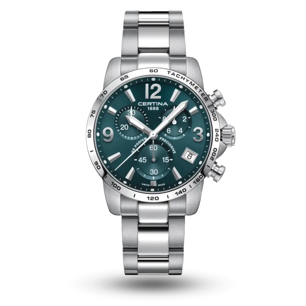 Montre Certina DS Podium Chrono Precidrive 1/10 Vert - C034.417.11.097.00