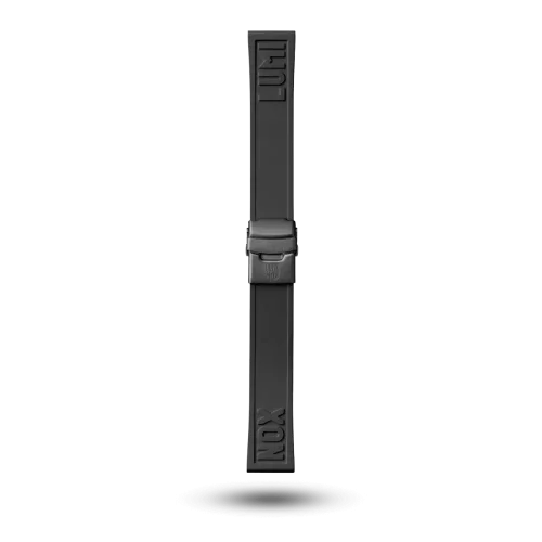Bracelet Luminox Cut-to-fit caoutchouc noir 22mm, boucle déployante – FPX.2205.20B.K