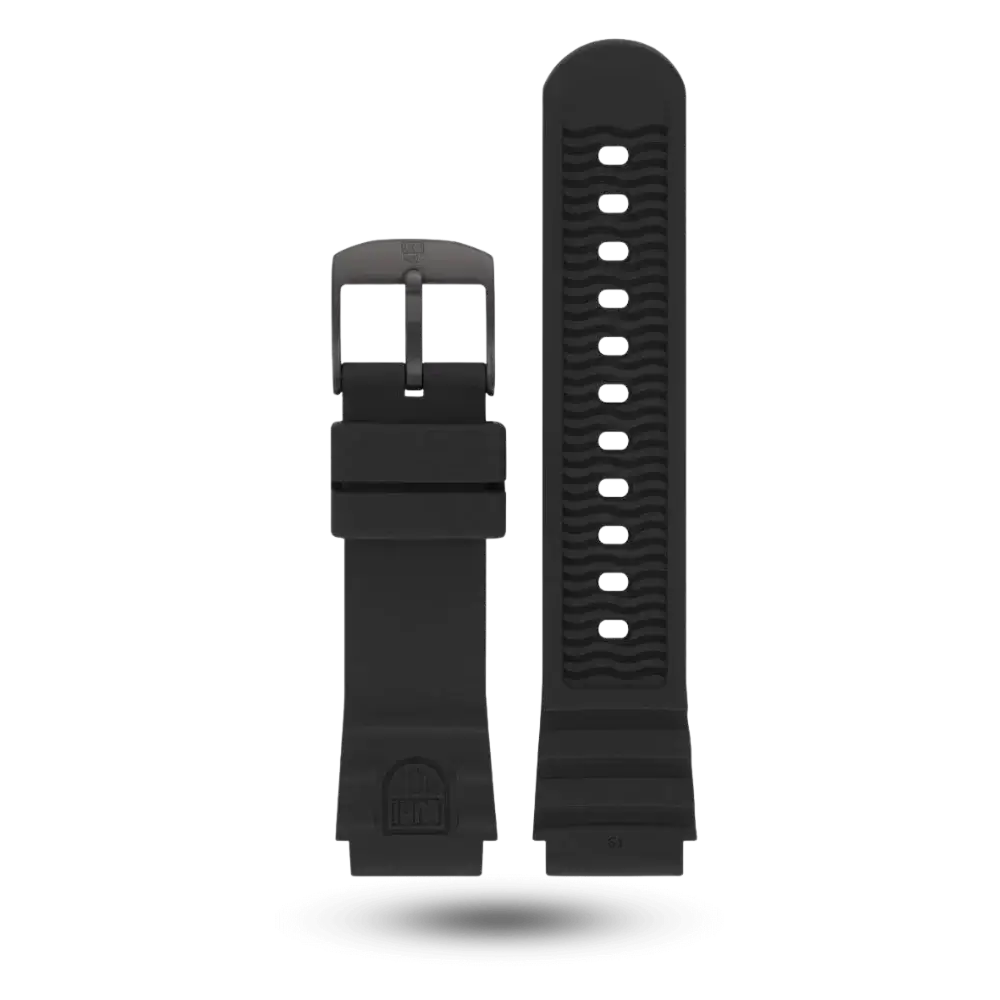 Bracelet Luminox silicone noir 19mm pour 0300 Series – FPX.1901.21B.K
