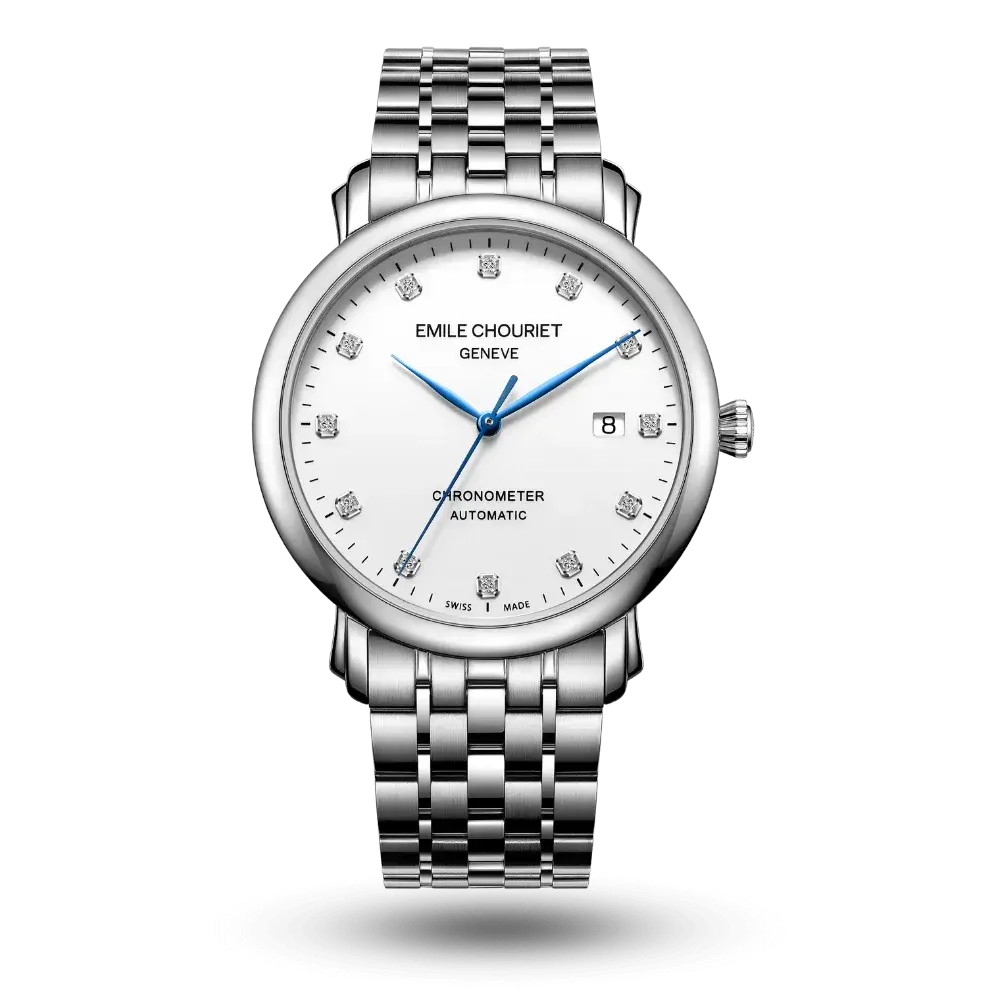 Montre Emile Chouriet Lac Léman Automatique COSC Diamants – 00.1168.G40.6.6.27.6