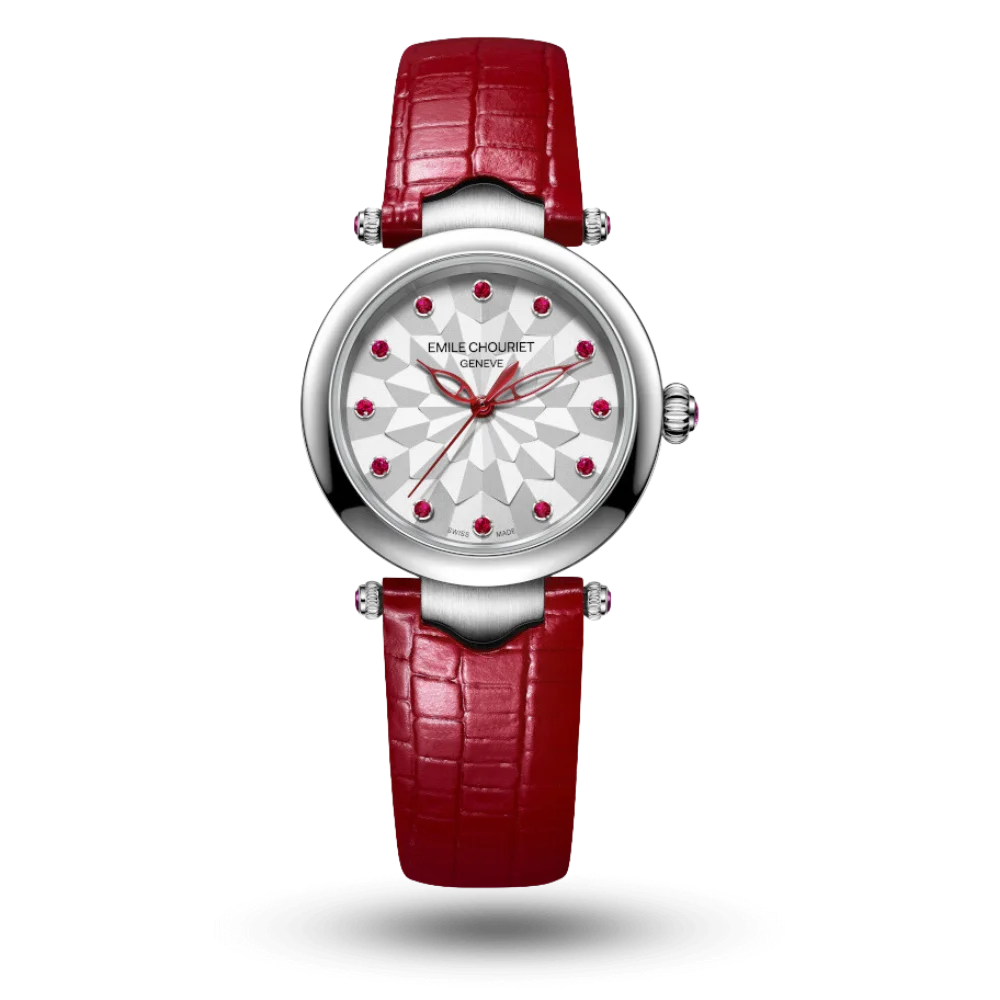 Montre Emile Chouriet Fair Lady Lotus Rouge 06.2188.L.6.6.241.2