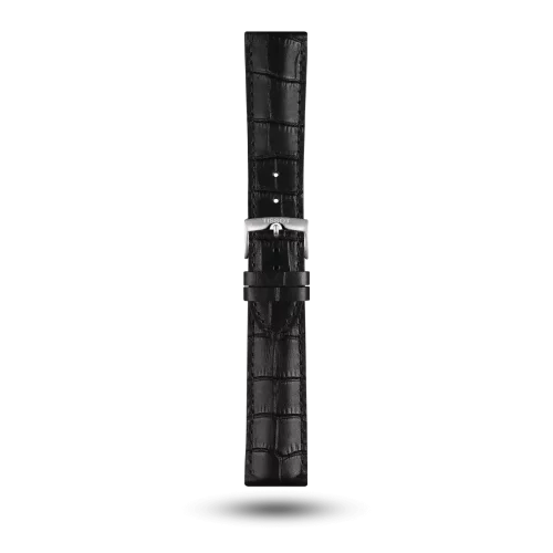 Bracelet Tissot Gent XL 22/20 en cuir noir - T600043491