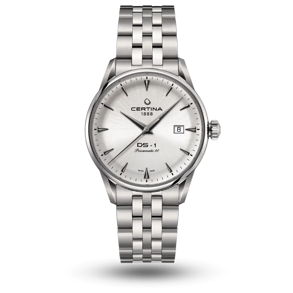 Montre Certina DS-1 Powermatic 80 Argent sur Bracelet métal - C029.807.11.031.00