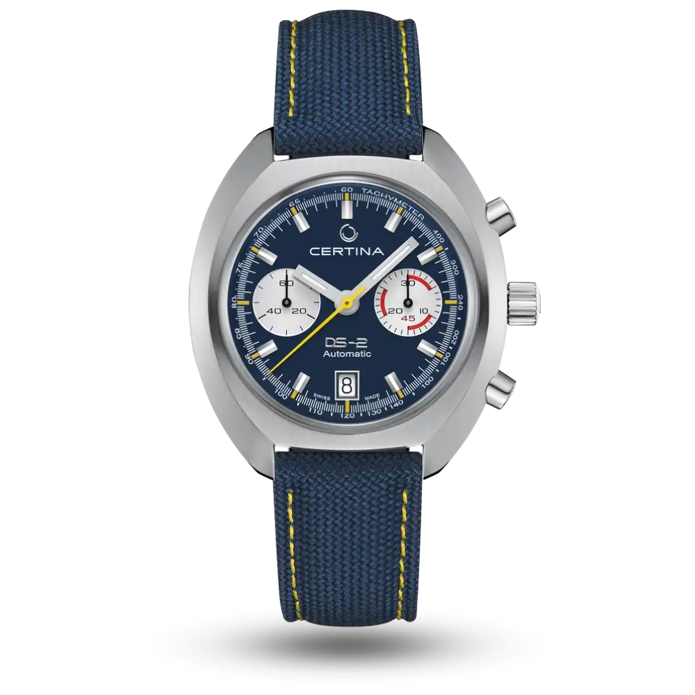 Montre Certina DS-2 Chronographe Automatique Bleu - C024.462.18.041.00