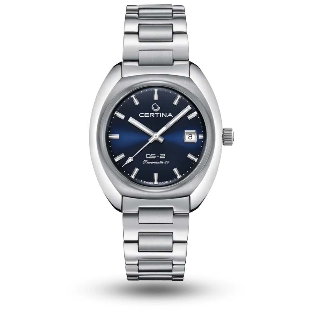 Montre Certina DS-2 Powermatic 80 Bleu sur Bracelet métal - C024.407.11.041.01