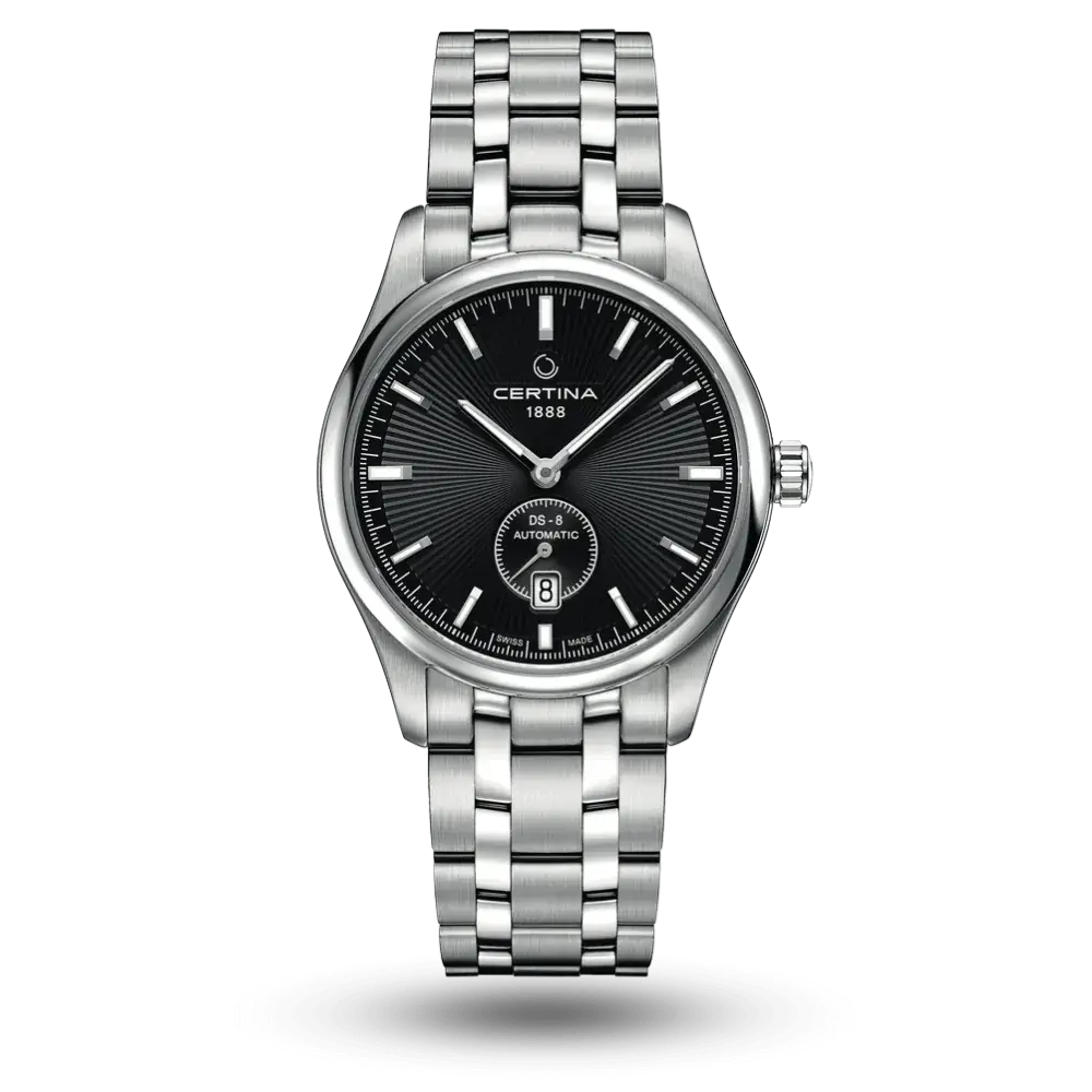 Montre Certina DS-8 Petite seconde Automatique Noir - C033.428.11.051.00