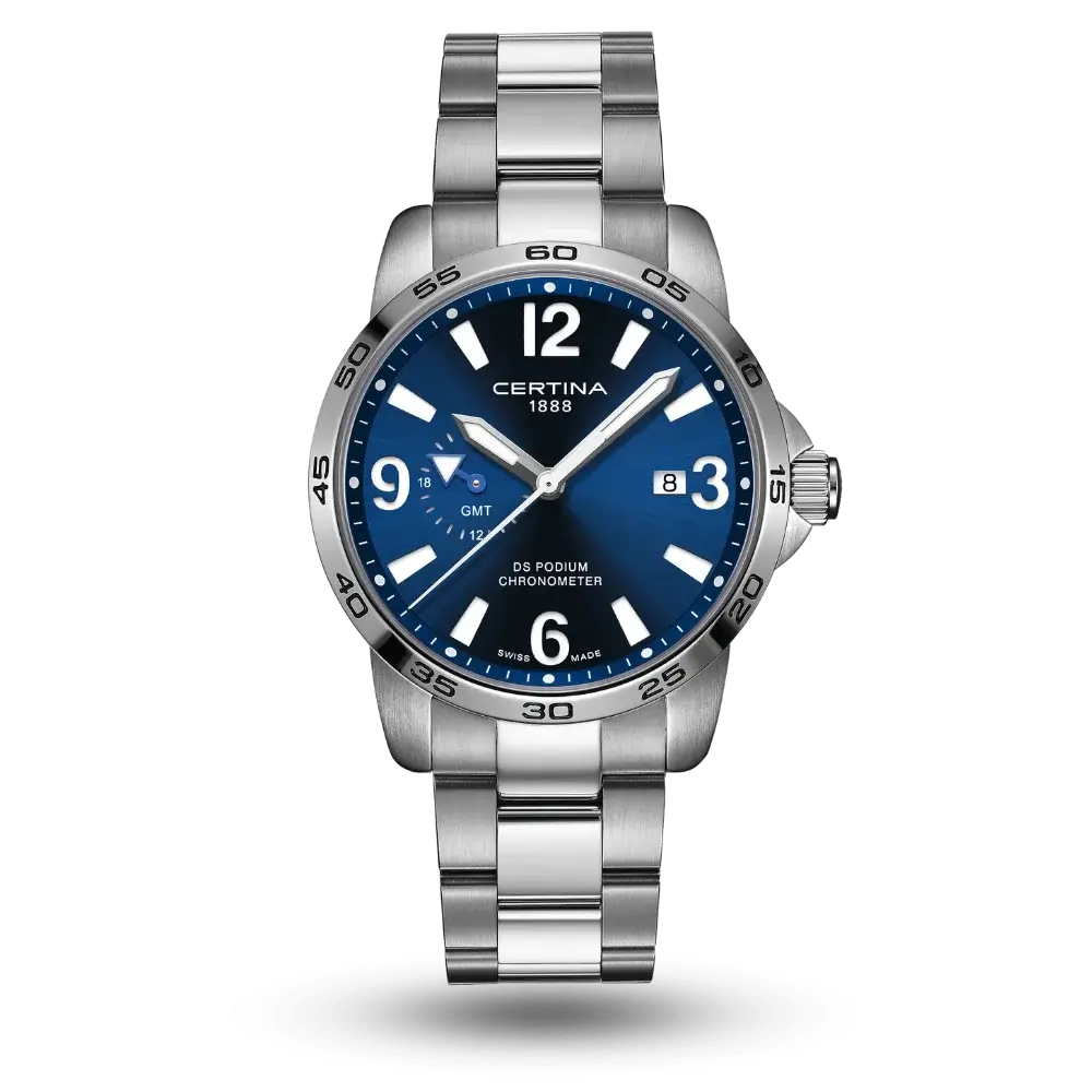 Montre Certina DS Podium GMT COSC Bleu - C034.455.11.040.00