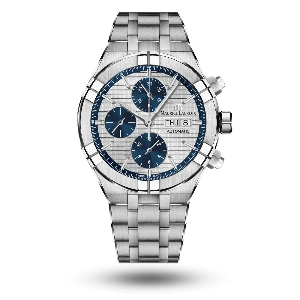 Maurice Lacroix Aikon Chronographe Automatique sur Bracelet métal – AI6038-SS002-131-1
