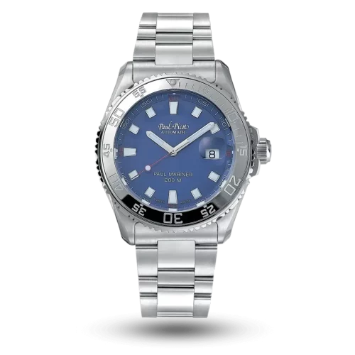 Paul Picot Paul Mariner S Tutti Frutti Bleu, Bracelet métal – P4351.SG.4000.2614