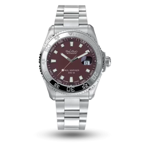 Paul Picot Paul Mariner S Tutti Frutti Brun, Bracelet métal – P4351.SG.4000.5734