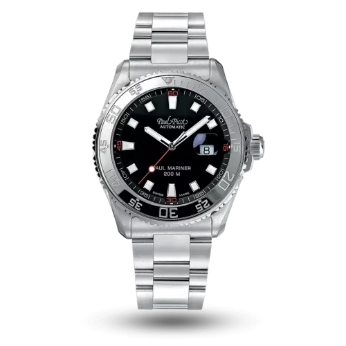 Paul Picot Paul Mariner S Tutti Frutti Noir, Bracelet métal – P4351.SG.4000.3614