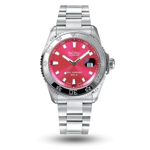 Paul Picot Paul Mariner S Tutti Frutti Rose, Bracelet métal – P4351.SG.4000.9614