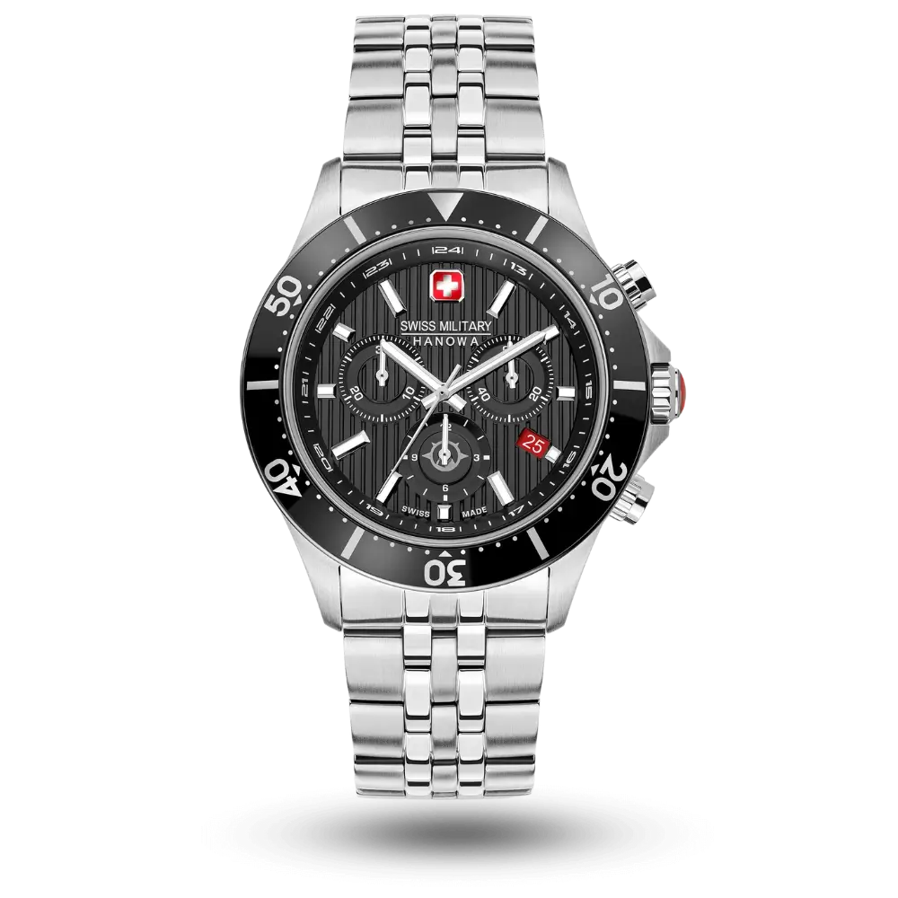 Montre Swiss Military Hanowa Flagship X Chrono Noir – SMWGI2100701