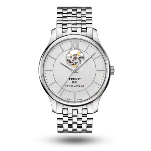 Montre Tissot Tradition Powermatic 80 Open Heart - T063.907.11.038.00