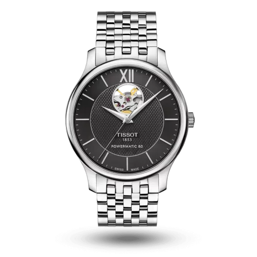 Montre Tissot Tradition Powermatic 80 Open Heart - T063.907.11.058.00