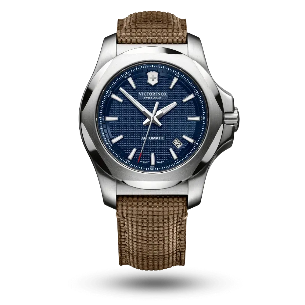 Montre Victorinox I.N.O.X. Mechanical Bleu sur Bracelet en bois - 241834