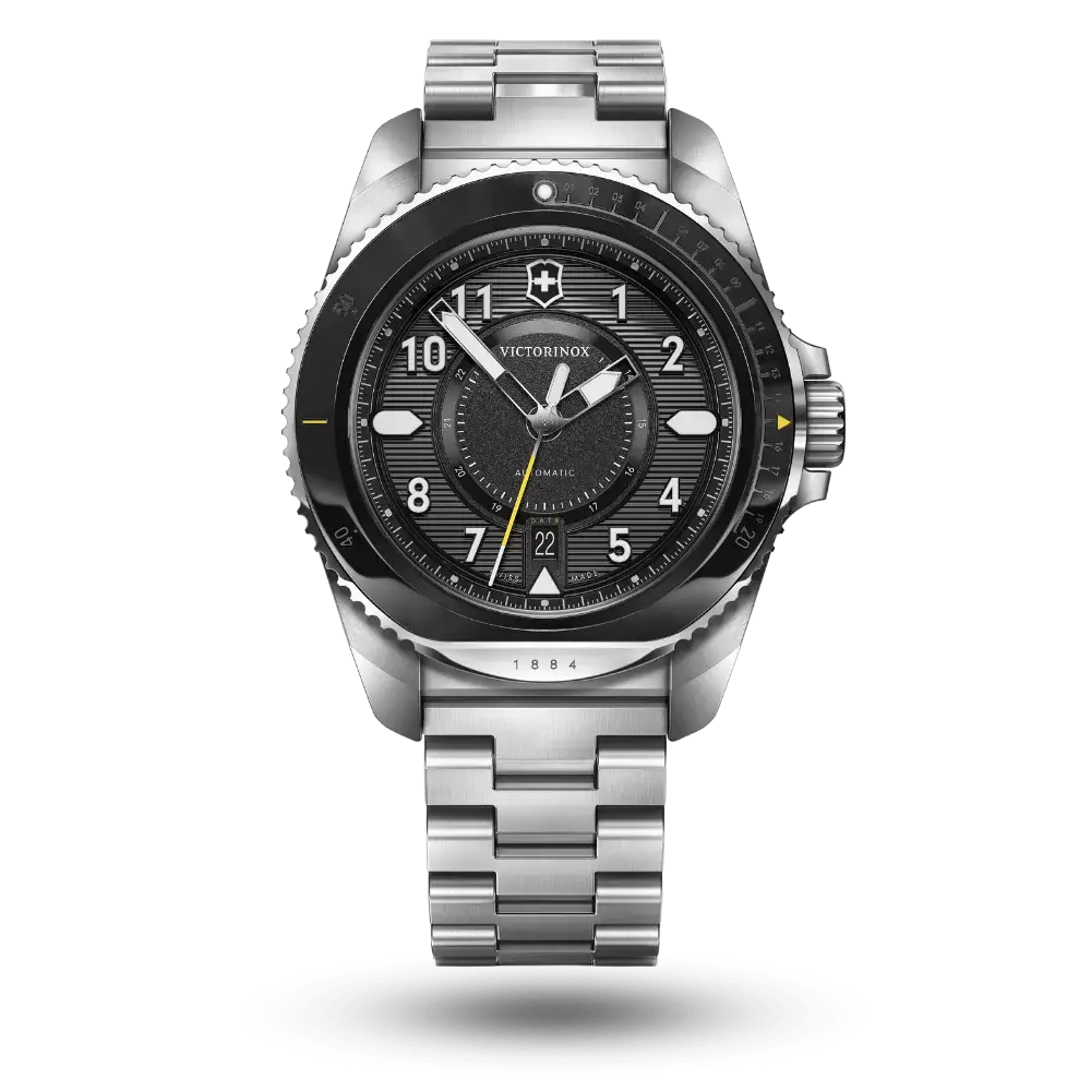 Montre Victorinox Journey 1884 Automatic Noir sur Bracelet métal - 241981