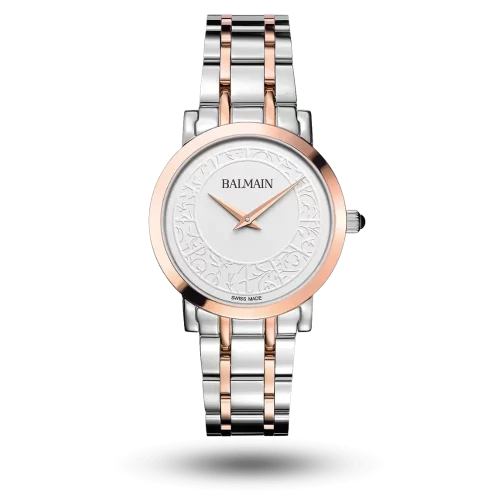 Montre Balmain Laelia Arabesques bicolore rose – B4438.33.15