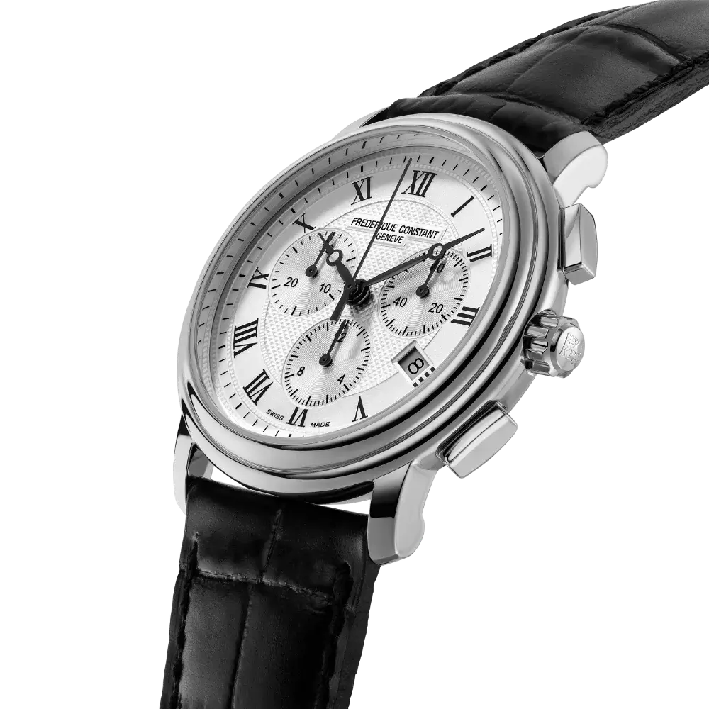 Montre Frederique Constant Classics Quartz Chronograph - FC-292MC4P6 - Image 2
