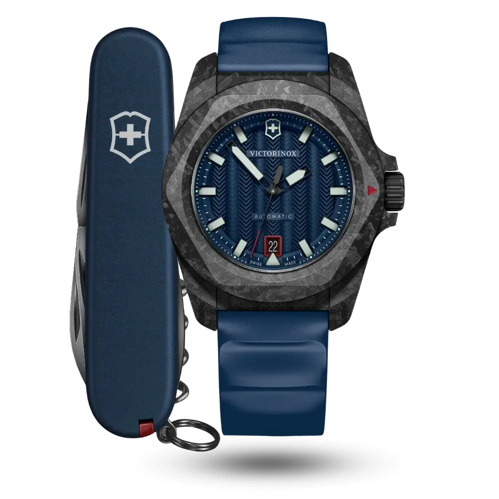 Victorinox I.N.O.X. Automatic Carbon 41mm Bleu – 242022.1