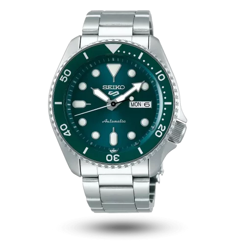 Seiko 5 Sports Automatique Day-Date Vert – SRPD61K1