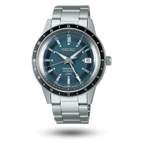 Seiko Presage Style 60's Automatique GMT Bleu – SSK009J1