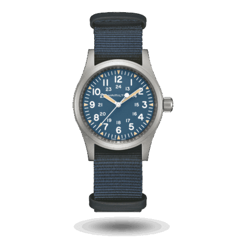 Hamilton Khaki Field Mechanical 38mm Bleu - H69439940