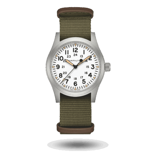 Hamilton Khaki Field Mechanical 42mm Blanc - H69529913