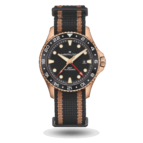 Hamilton Khaki Navy Scuba Automatic GMT 43mm Bronze - H82565930